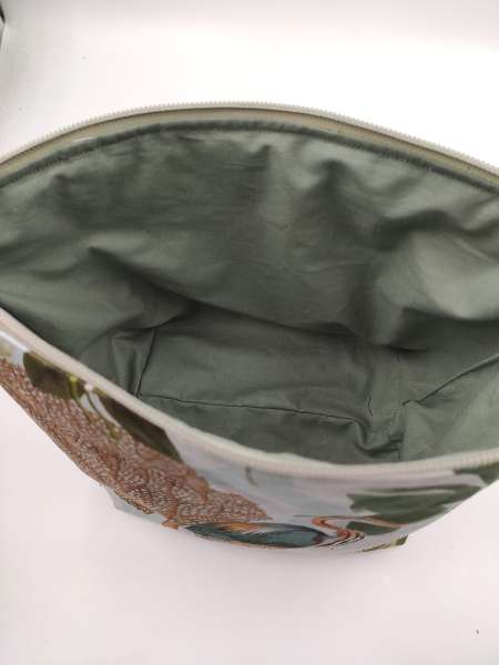 Projekt Tasche mit Reißverschluß GR.M   ***  TROPISCHE VÖGEL